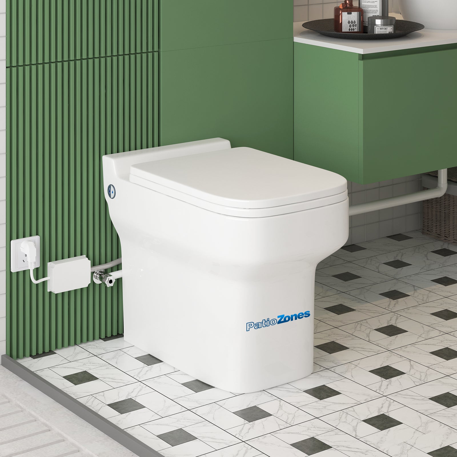 One-piece Macerating Toilet